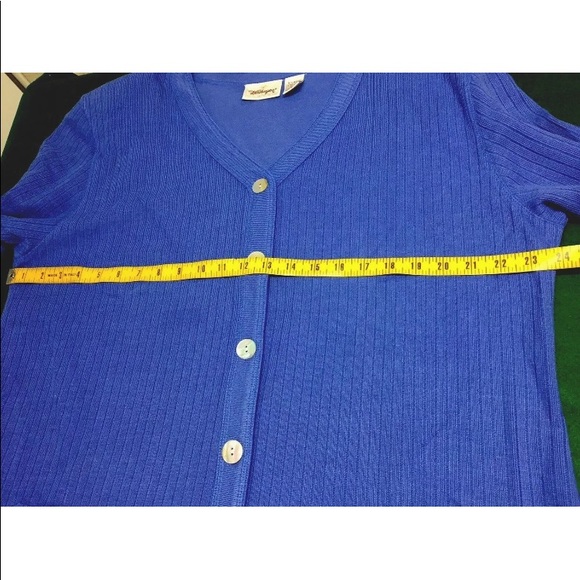 Worthington blue button close lightweight jacket - Picture 6 of 7